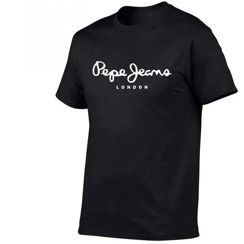 Summer Trendy High Quality Versatile Fashion T-shirt Men Women Plus Size Casual Fashion Letter Print Round Neck Short Sleeve Tee
