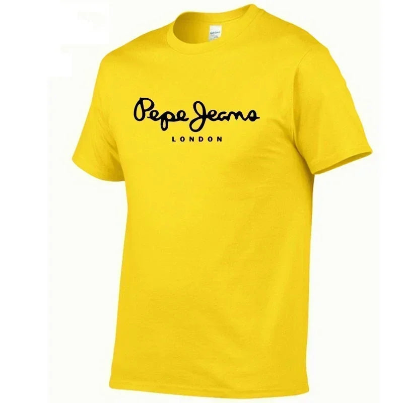 Summer Trendy High Quality Versatile Fashion T-shirt Men Women Plus Size Casual Fashion Letter Print Round Neck Short Sleeve Tee