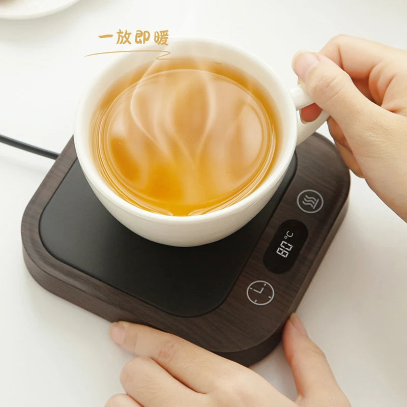 35W Coffee Mug Warmer Cup Heater Heating Pad Electric Hot Plate 4 Gear Temperature Warmer Coaster For Milk Tea Water 220V