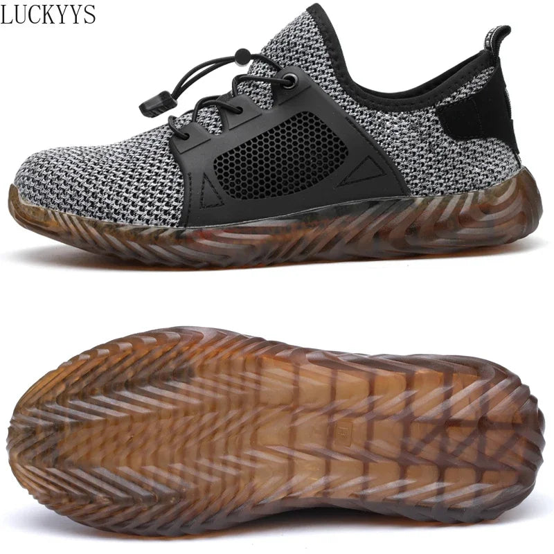 Indestructible Work Safety Shoes Men Steel Toe Cap Work Shoes Sneakers Puncture-Proof Boots Male Shoes Footwear Plus Size 49 50 5 sold byONE TO ONE Store Sto... (4.4 | 4