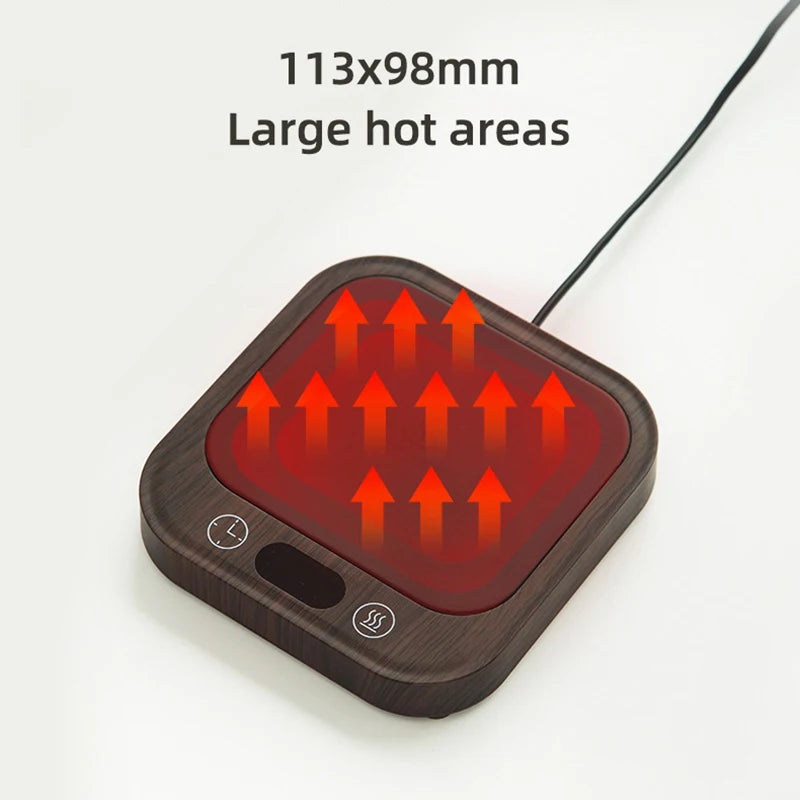35W Coffee Mug Warmer Cup Heater Heating Pad Electric Hot Plate 4 Gear Temperature Warmer Coaster For Milk Tea Water 220V