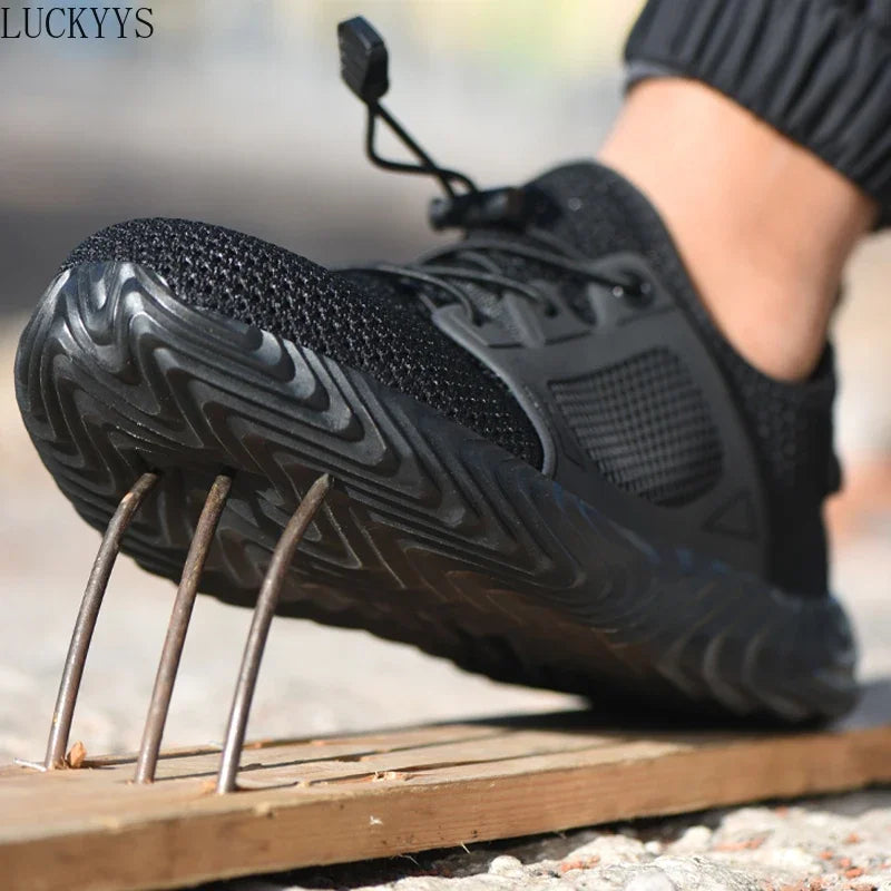 Indestructible Work Safety Shoes Men Steel Toe Cap Work Shoes Sneakers Puncture-Proof Boots Male Shoes Footwear Plus Size 49 50 5 sold byONE TO ONE Store Sto... (4.4 | 4